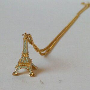 J crew Eiffel Tower necklace